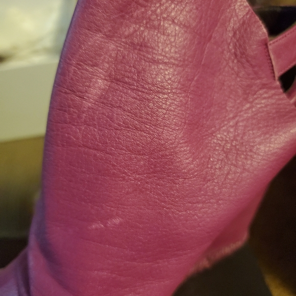 Balenciaga size 37 Spring Fushcia Wedges - Picture 2 of 3